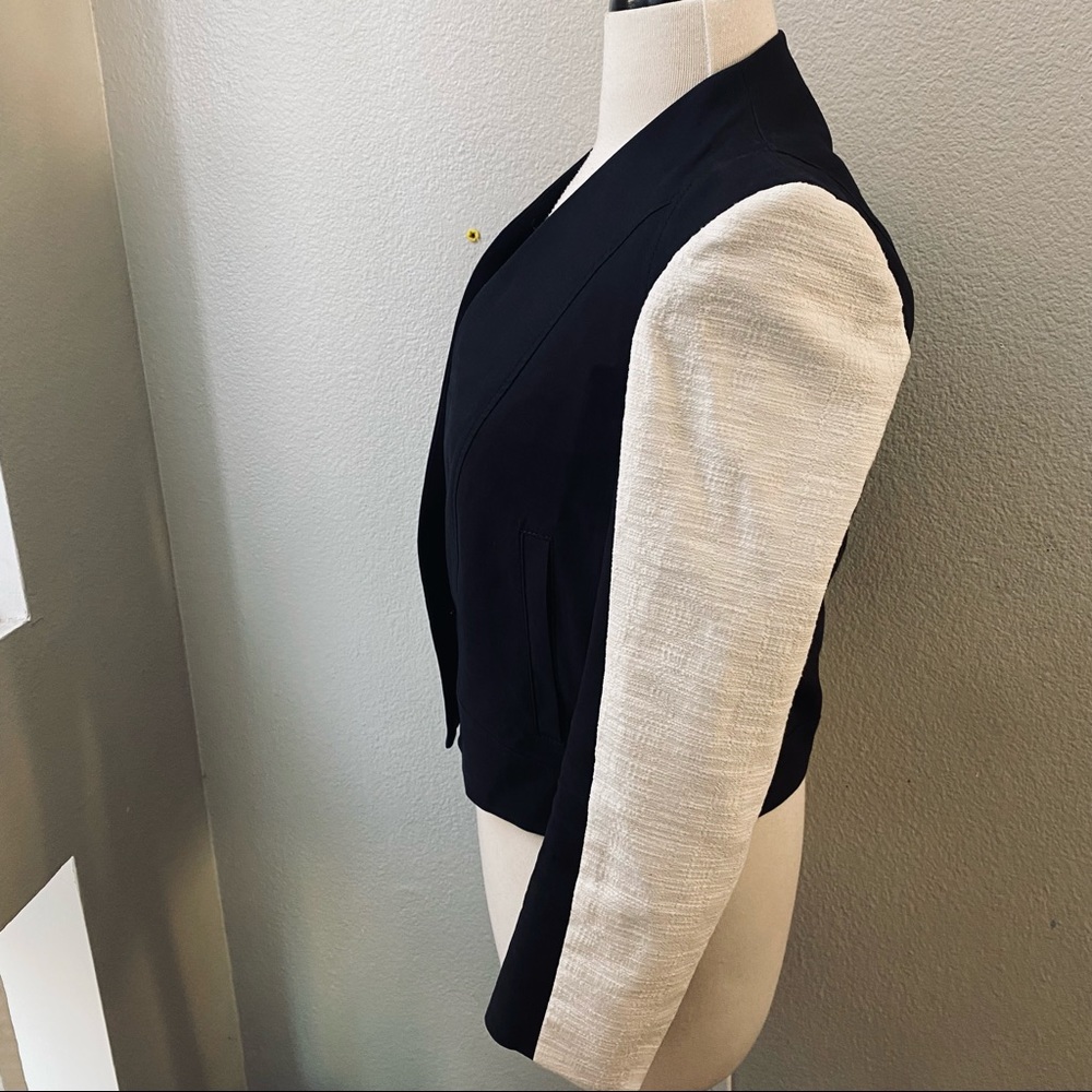 Helmut Lang Color Block White Black Era Blazer Wo… - image 7